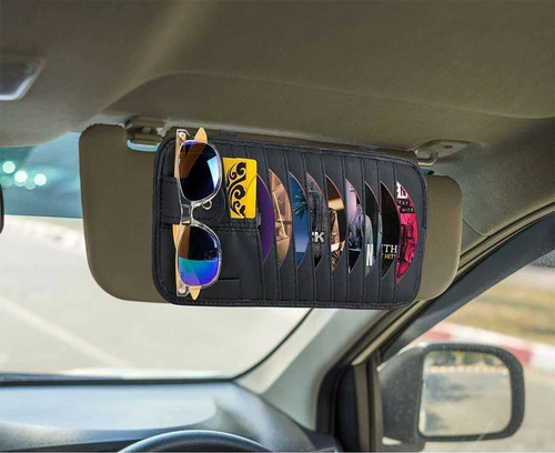 Car dvd case holder sun - cd,